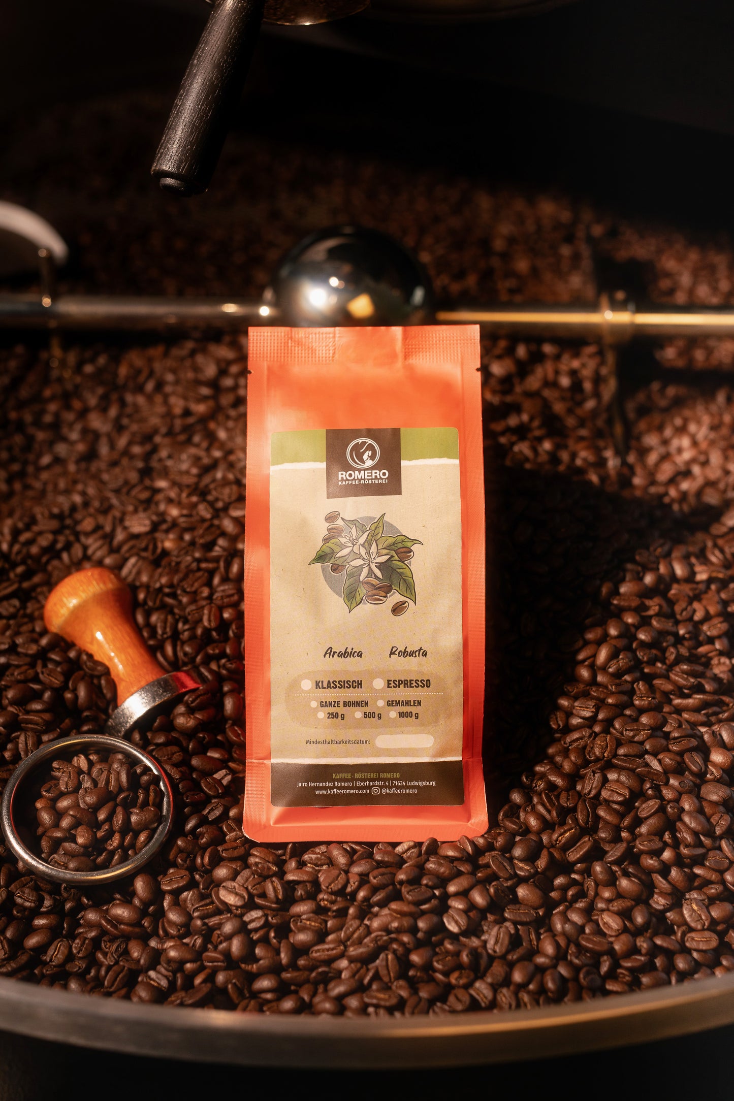 100% Robusta Hausmischung, Bohnen